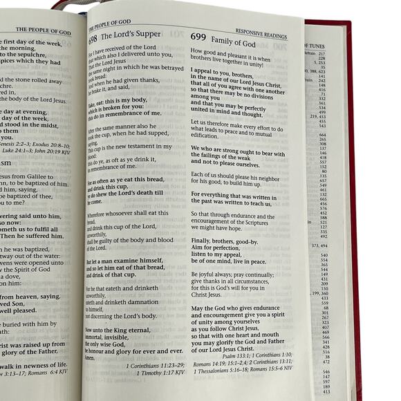 The Christian Praise Hymnal Hardcover 1992 – Broadman Press Vintage - Picture 11 of 13